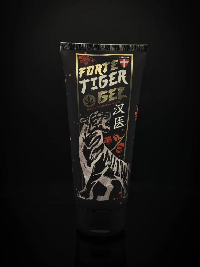 gel massage Tiger Hemp Palacio chanvre effet chauffant muscles baume du tigre