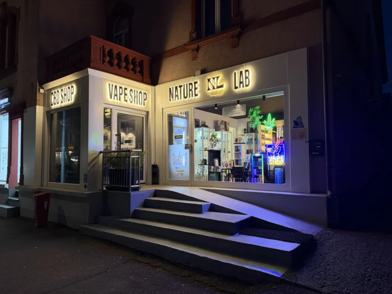 CBD à Bâle : notre boutique CBD à 5 min de la frontière suisse (Nature Lab Saint-Louis)