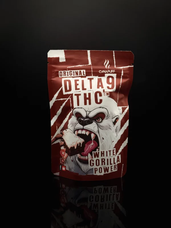 brownie thc 150mg white gorilla power edible puissant effet longue durée chocolat