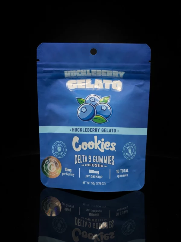 gummies THC Delta 9 Huckleberry Gelato Cookies bonbons cannabis légal