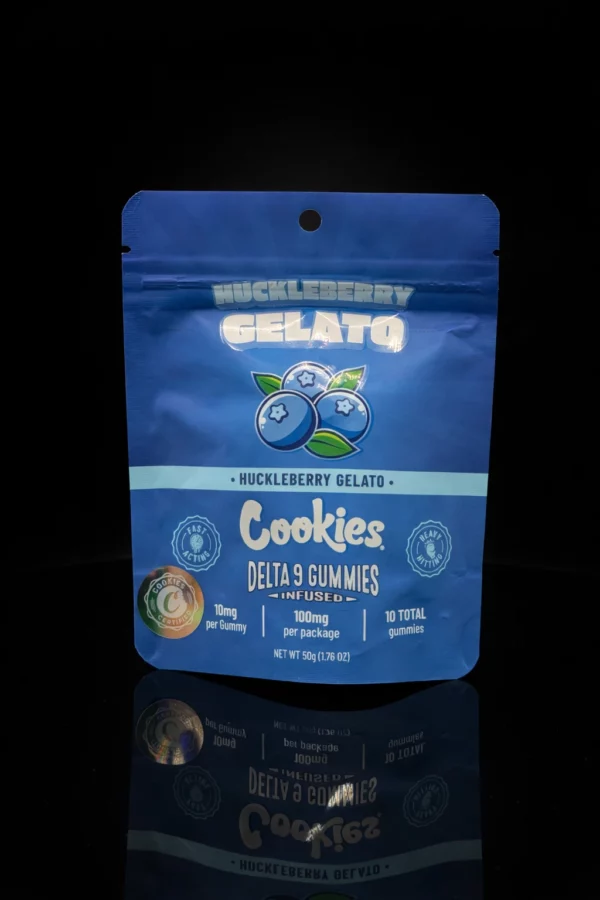 gummies THC Delta 9 Huckleberry Gelato Cookies bonbons cannabis légal