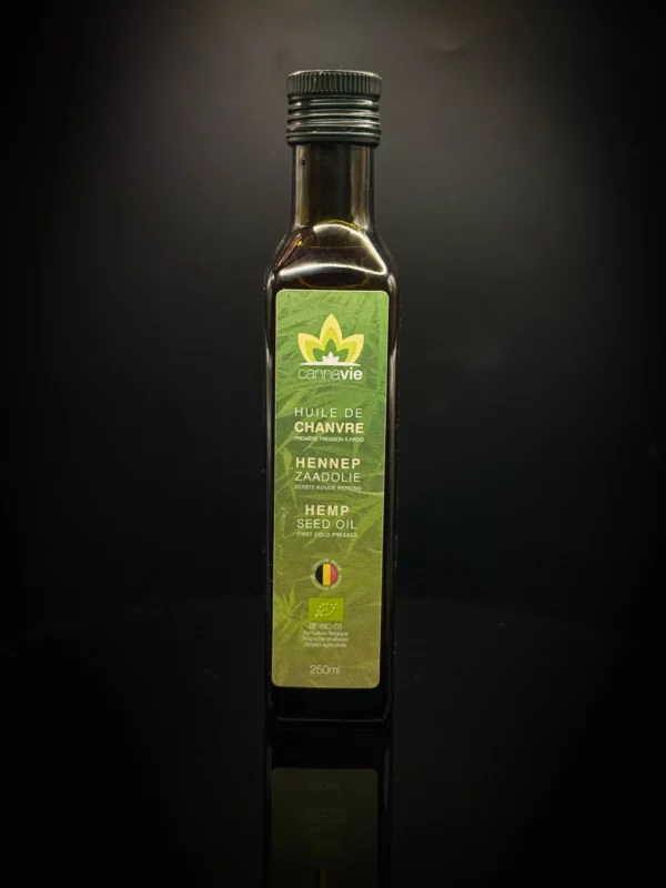 huile de chanvre Cannavie 250ml huile végétale oméga 3 6