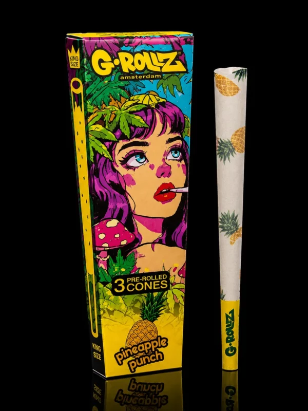 Cônes G-Rollz Pineapple Punch (x3 King Size)