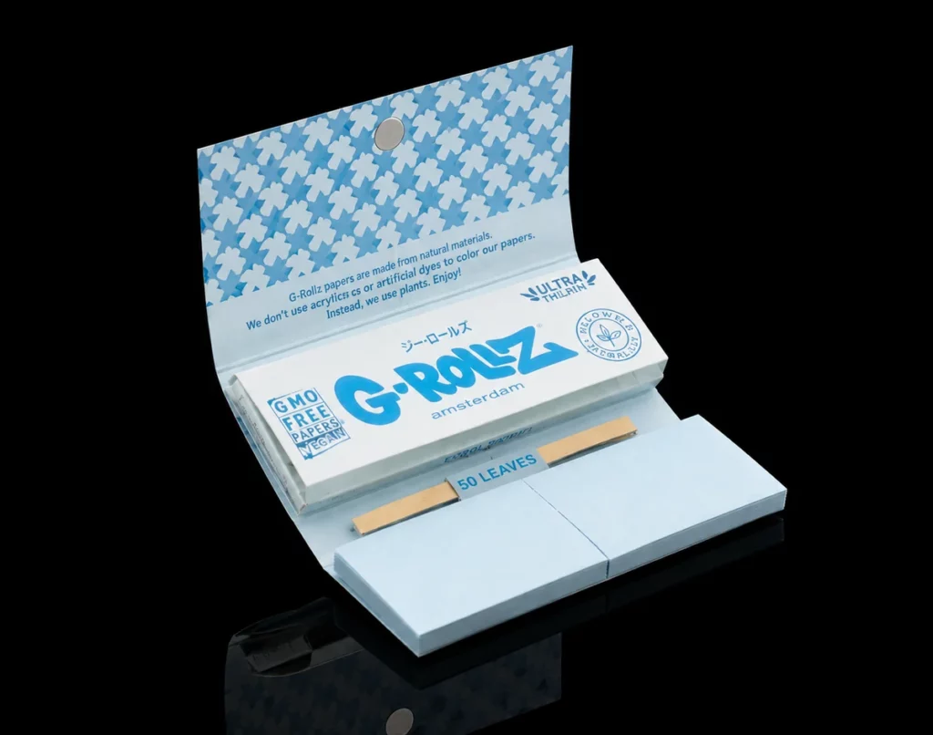 Kit Feuilles G-Rollz Lightly Dyed Blue ouvert