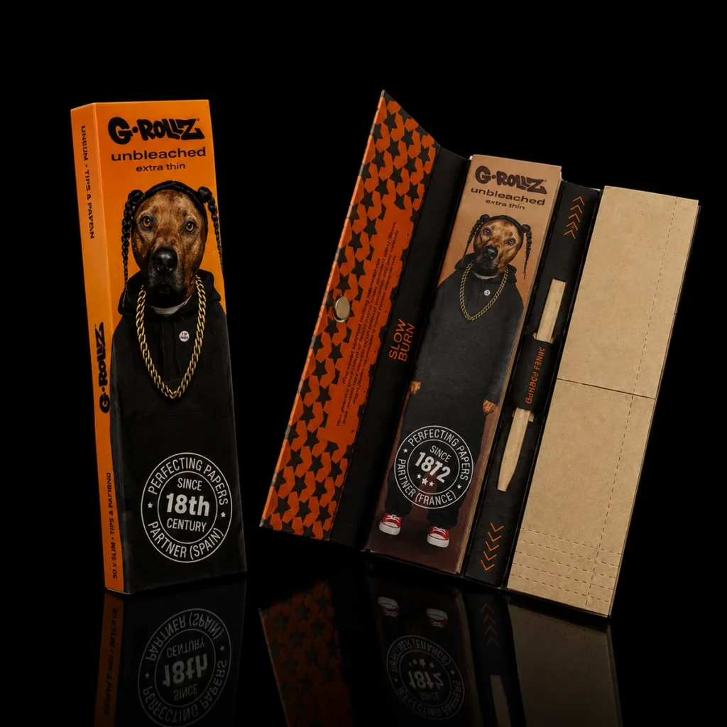 Kit Feuilles G-Rollz Unbleached Pets Rock ouvert