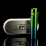 Briquet Clipper Métal - Peacock