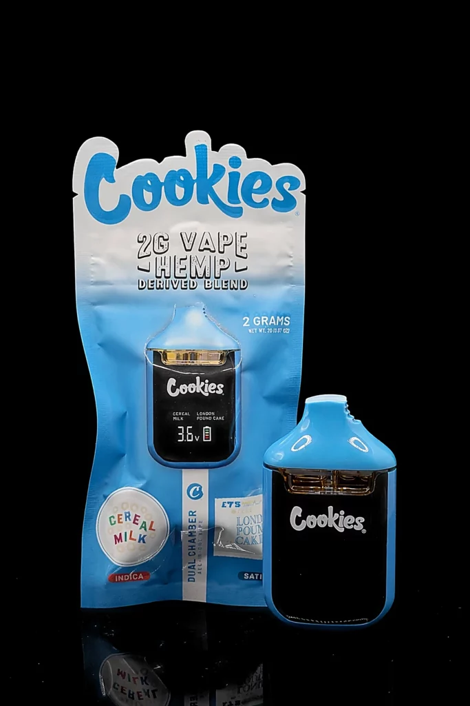 Cookies Dual Chamber 2G Cereal Milk / LPC - fond noir studio, boutique Nature Lab