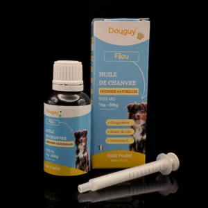 FILOU - Huile de Chanvre Défenses naturelles pour Chiens - 5000mg