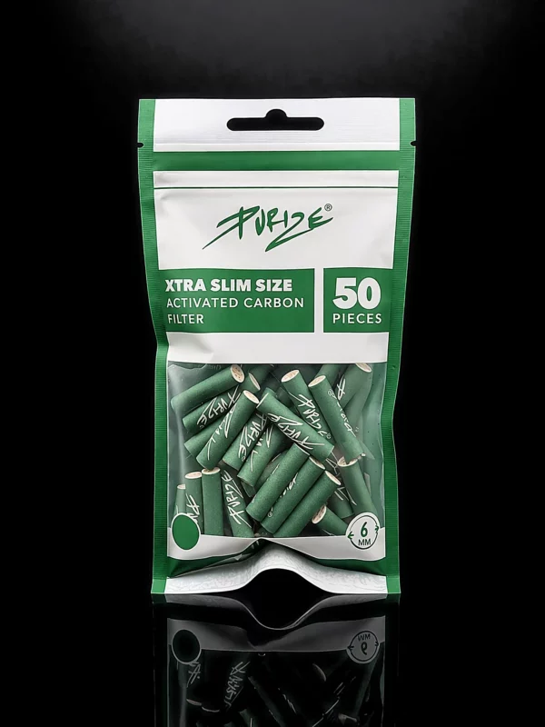 Filtres Purize Xtra Slim - fond noir studio, boutique Nature Lab