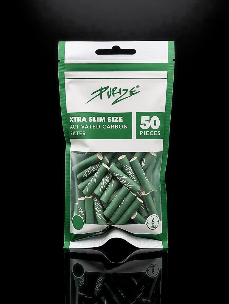 Filtres Purize Xtra Slim - fond noir studio, boutique Nature Lab