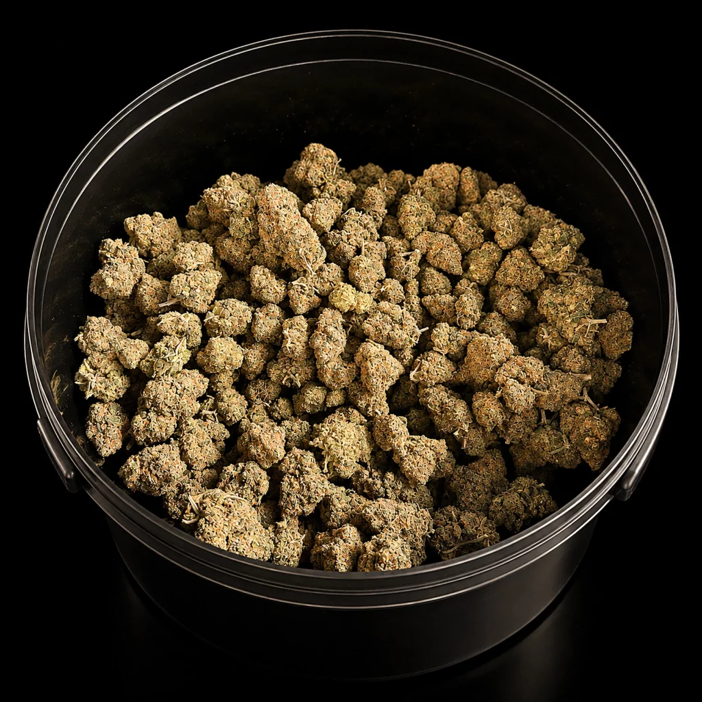Fleurs CBC Blueberry Magic en pot, vue d’ensemble des têtes, boutique Nature Lab