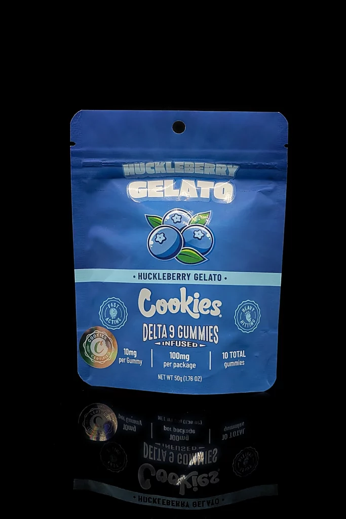 Gummies THC Delta-9 Huckleberry Cookies - fond noir studio, boutique Nature Lab