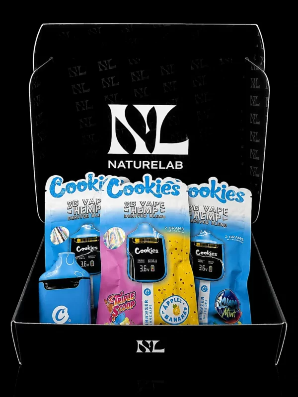 Pack Dual Chamber Cookies - fond noir studio, boutique Nature Lab