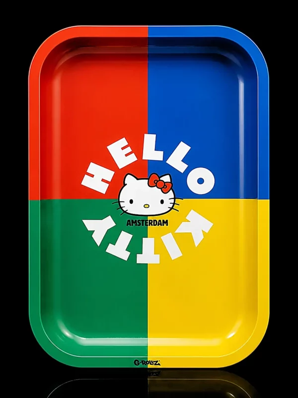 Plateau de Roulage Hello Kitty G-Rollz - fond noir studio, boutique Nature Lab