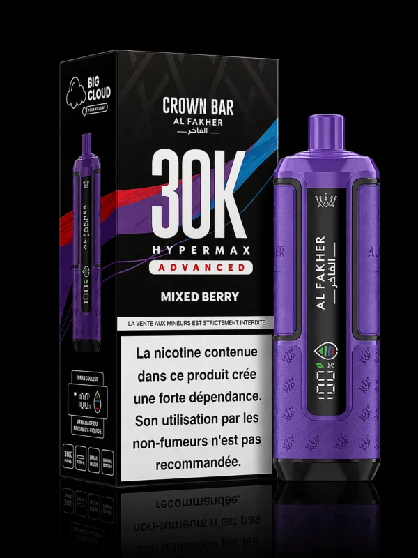 Puff Al Fakher 30K - fond noir studio, boutique Nature Lab