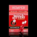 Quick Hitters + Dugout HEMPER - fond noir studio, boutique Nature Lab
