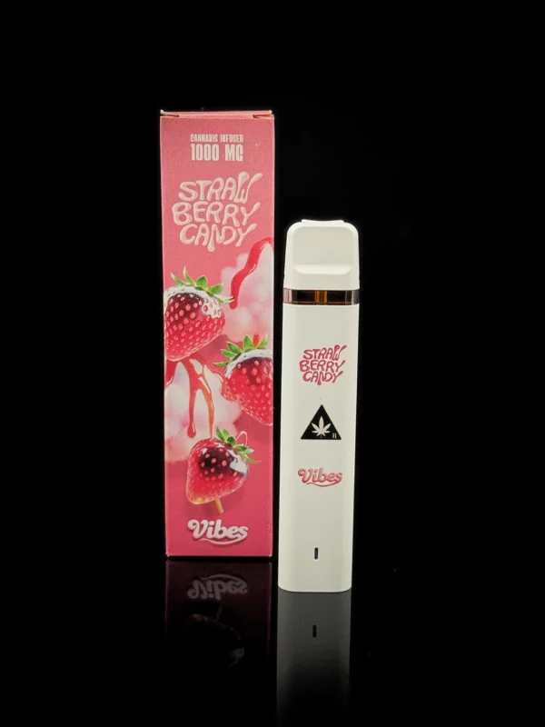 Vape VIBES 1000MG CBC - fond noir studio, boutique Nature Lab