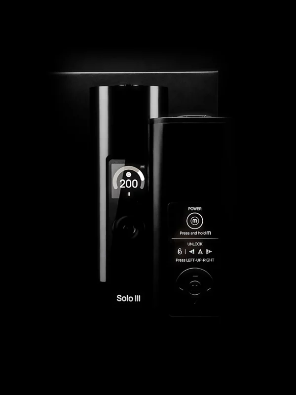 Vaporisateur Arizer Solo 3 V2 - fond noir studio, boutique Nature Lab