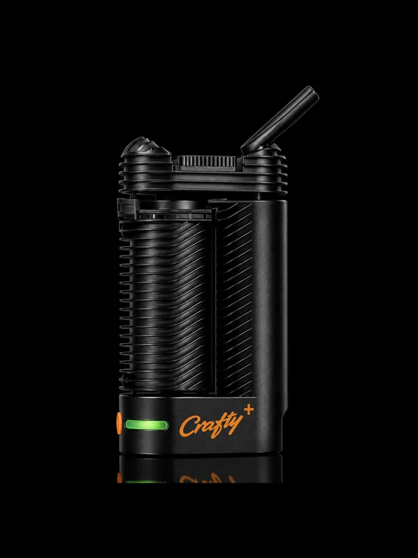 Vaporisateur Crafty+ Storz & Bickel avec embout buccal - fond noir studio, boutique Nature Lab