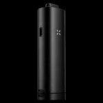 Vaporisateur PAX 4 coloris noir avec LED en pétales - fond noir studio, boutique Nature Lab