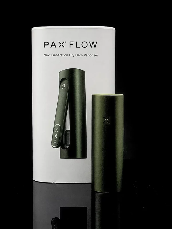 Vaporisateur PAX FLOW - fond noir studio, boutique Nature Lab