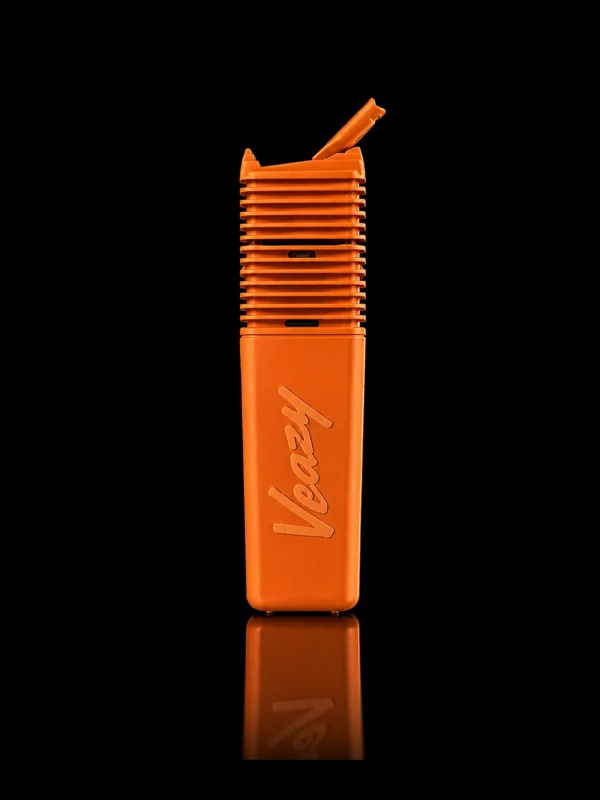 Vaporisateur VEAZY Storz & Bickel coloris orange - fond noir studio, boutique Nature Lab