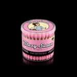Cotons-tiges Blazy Susan Pink Cotton Buds - Boîte de 100 - Nettoyage vapes, cartouches et grinders