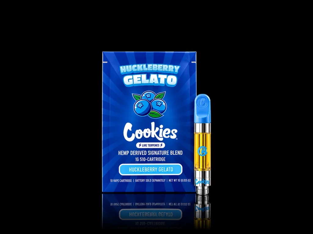 Cartouche Vape Pen Cookies Infused Huckleberry Gelato, cartouche 510 - Nature Lab