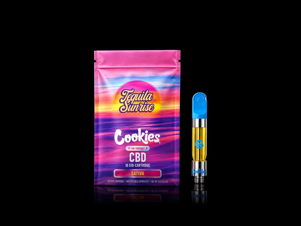 Cartouche Vape Pen Cookies Tequila Sunrise CBD, cartouche 510 - Nature Lab