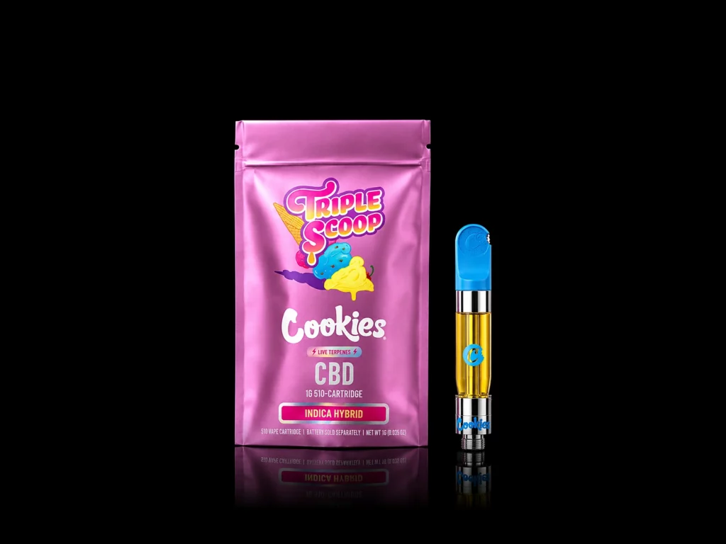 Cartouche Vape Pen Cookies Triple Scoop CBD, cartouche 510 - Nature Lab