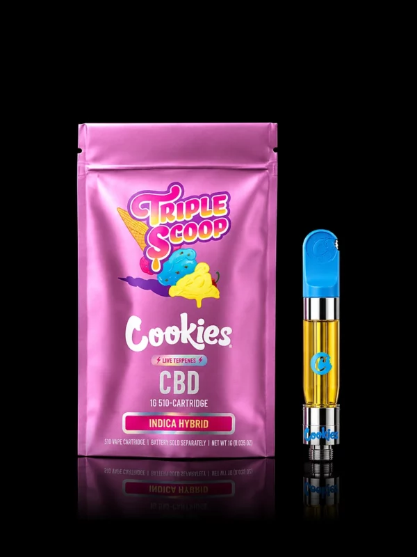 Cartouche Vape Pen Cookies Triple Scoop CBD, cartouche 510 - Nature Lab