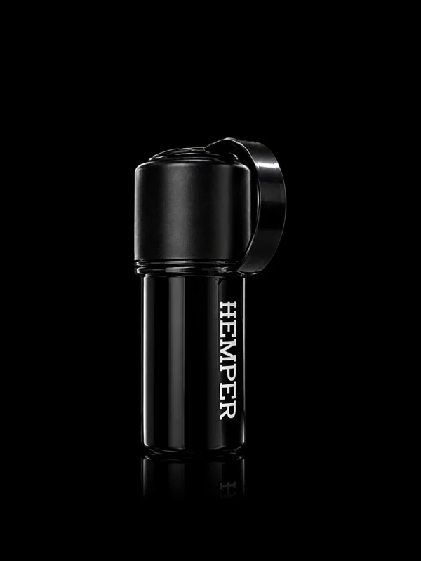 Grinder The Keeper 3-en-1 HEMPER - grinder de poche noir avec deux compartiments hermétiques - Nature Lab